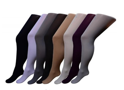 Colourful Womens 80 Denier Opaque Pantyhose Stockings Tights Solid Color
