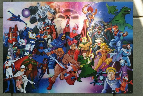 He Man, transformers ,thundercats, battle of the planets and