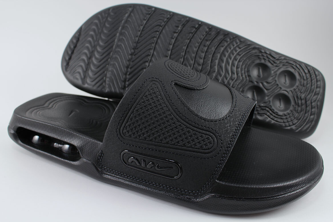 ★Nike★ Air Max Shiro Slide M Black DC1460007 NIKE AIR MAX CIRRO SLIDE TRIPLE BLACK/BLACK SPORT SANDALS
