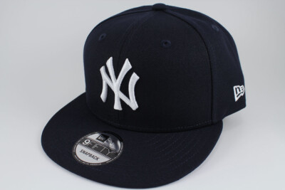 バ 9FIFTY CAP（NVY） New Era 9FIFTY Deep Navy Flat Bill Snapback Cap