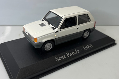 IXO RBA 1/43 SEAT PANDA 1980 USADO SIN CAJA Y ESPEJO RETROVISOR
