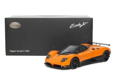 1/18 PAGANI ZONDA F 2005 Arancio St. Tropez Almost REAL Diecast Model Car Gifts