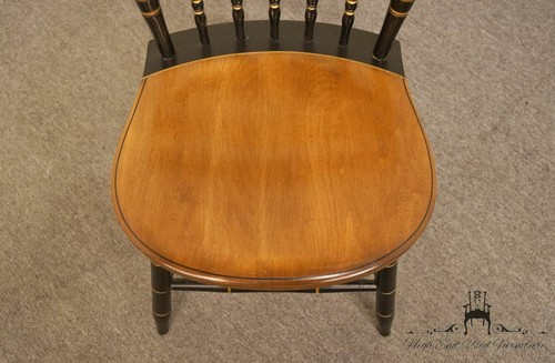 AUTHENTIC HITCHCOCK Black Stenciled Accent / Dining Side Chair