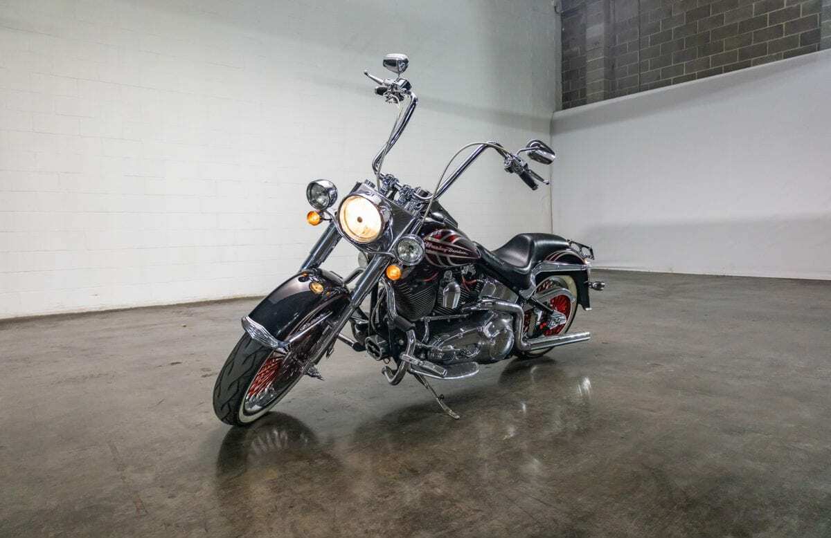 Vivid Black Harley-Davidson Softail with 0 Miles available now!