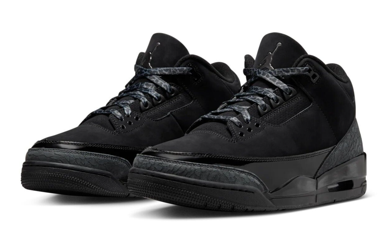 Nike Air Jordan 3 Retro Black Cat CT8532-001 Men's or GS
