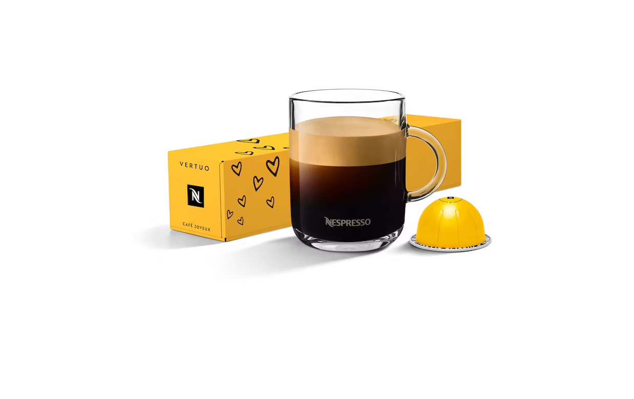 NESPRESSO 60 Capsules VERTUO Line CAFÉ JOYEUX Coffee