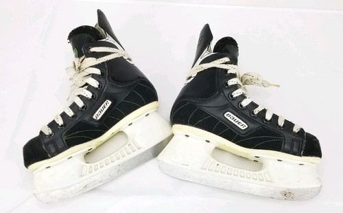 Bauer Impact Ice Hockey Skates LL Bean Big Kids US 5 Black Thinsulate
