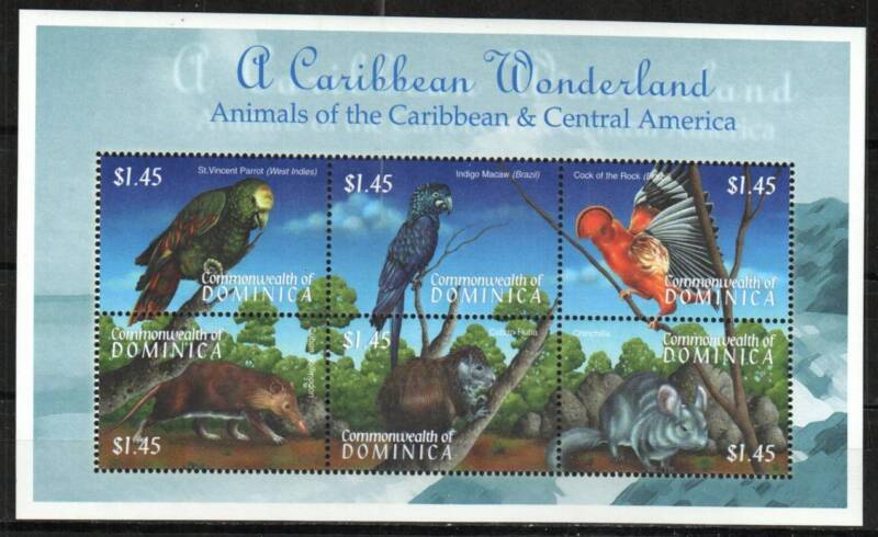 Dominica Stamp 2262  - Birds and animals
