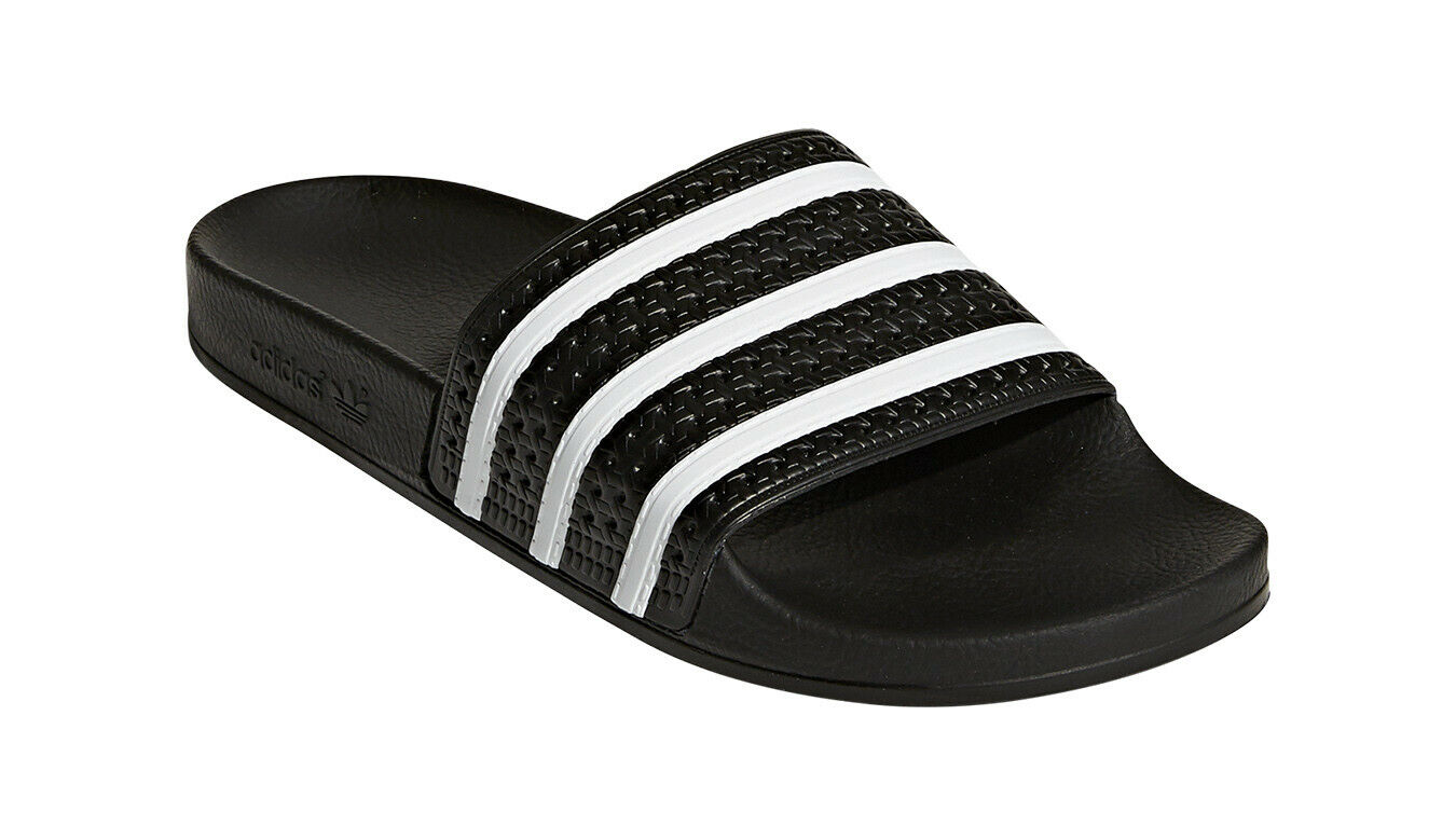 Adidas ADILETTE Black White Comfort Sport Sandal 280647 (478 Adidas ADILETTE Black White Comfort Sport Sandal 280647 (478