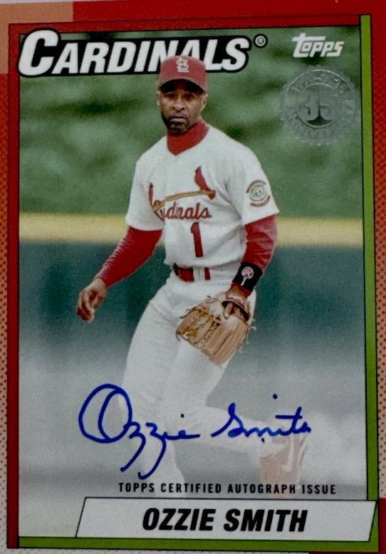 2025 Topps Series 1 - Ozzie Smith #90AU-OS for sale | eBay