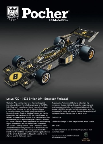 1/18 エグゾト ロータス Type 72D 1972 F1オーストラリアGP 1/18 エグゾト ロータス Type 72D 1972 F1オーストラリアGP