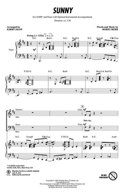 Sunny Jazz Chorals SATB