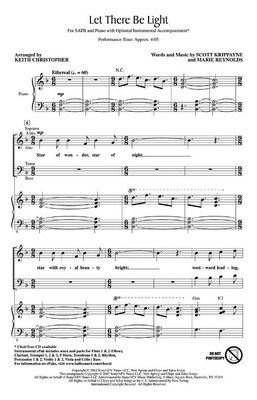 Let There Be Light SATB