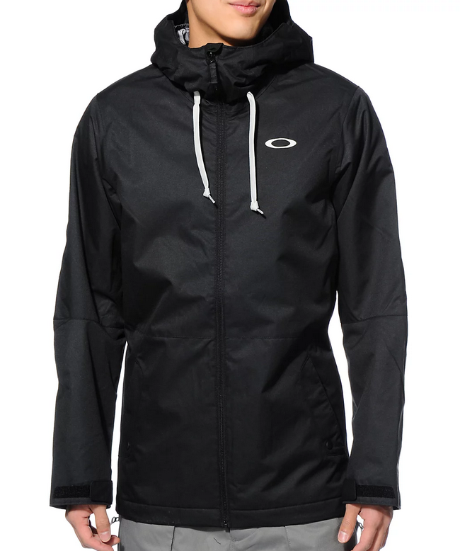 OAKLEY MENS M 50 SNOW JACKET 10K BLACK HERREN SKI SNOWBOARD JACKE SCHWARZ 200€