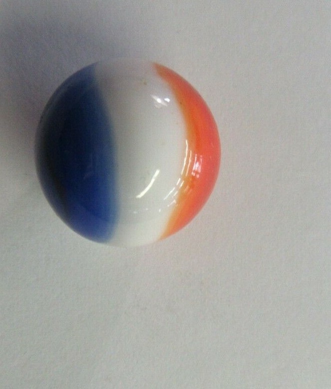 Vintage VITRO Marble Red White and Blue 5/8