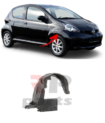 FOR TOYOTA AYGO 2005 2008 NEW FRONT FENDER MUD GUARD SPLASH ARC RIGHT O S
