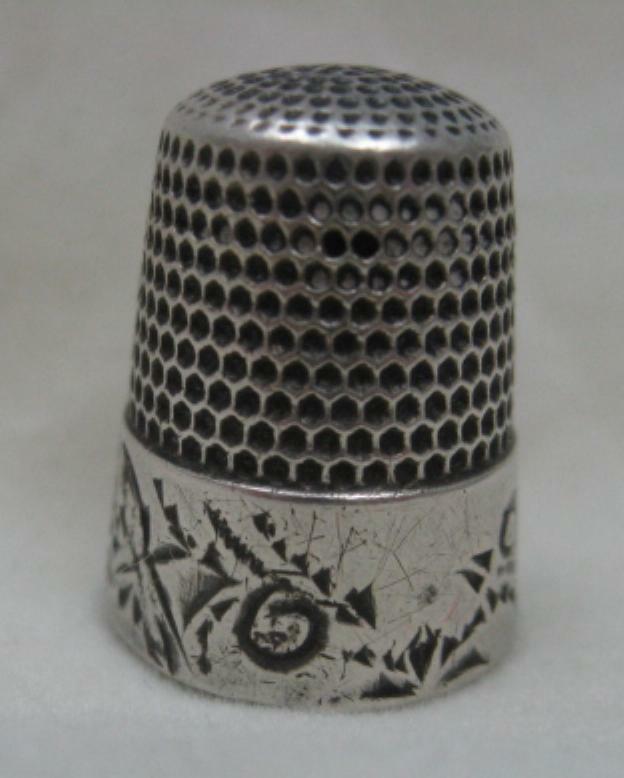 Vintage Sterling Thimble ¾