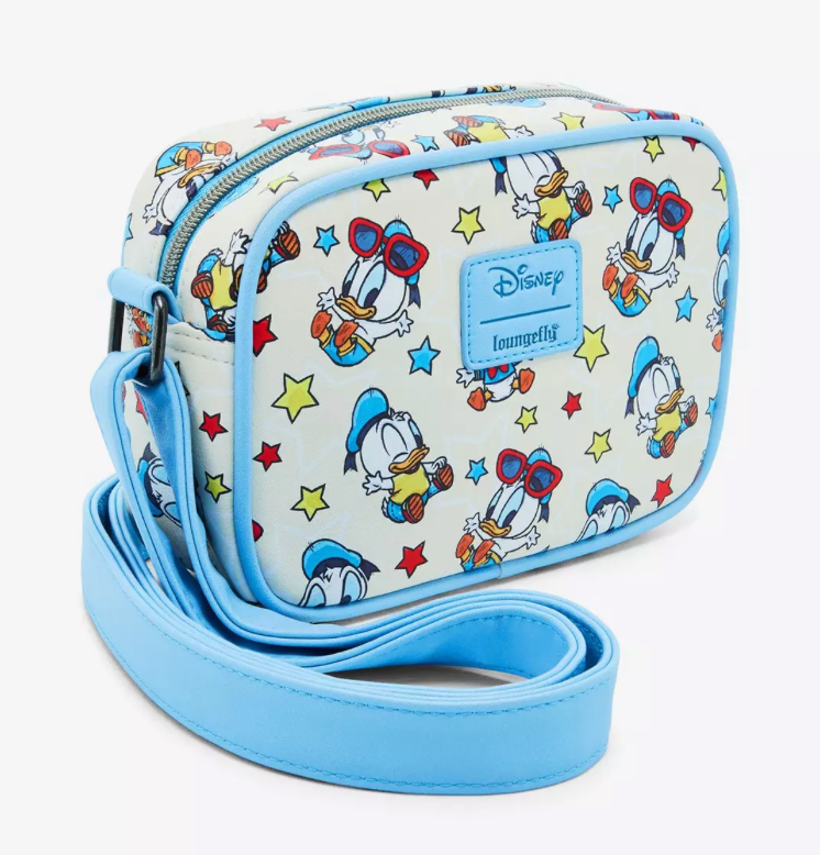 Loungefly Disney Baby Donald Duck Stars Camera Crossbody Bag