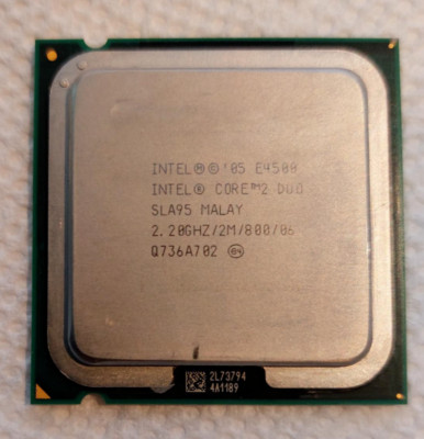 Intel Core 2 Duo E4500 | 2.2GHz 2Mb LGA 775 SLA95 CPU Processor