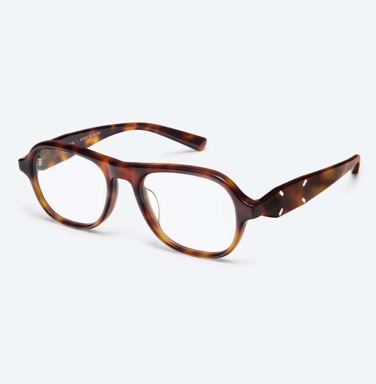 Pre-owned Gentle Monster X Maison Margiela Mm113 Tortoiseshell Clear Mm113-l2 In Tortoiseshell/clear