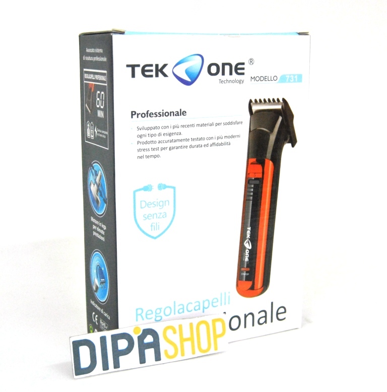 Rasoio TagliaCapelli TeKone 731 Regola Lunghezza Capelli Peli Ricaricabile hsb