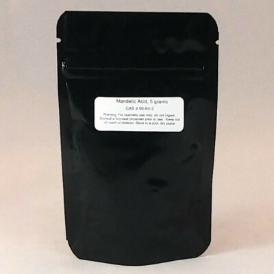 Mandelic Acid Powder Skin Peel Exfoliator Lightener Brightener Anti Aging AHA