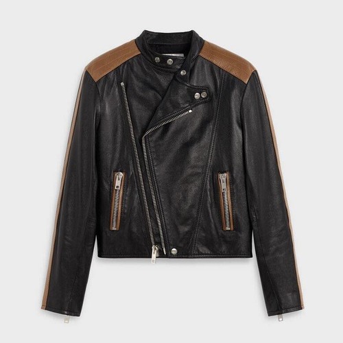 Celine Cafe Racer Biker Jacket in Medium and Large | eBay