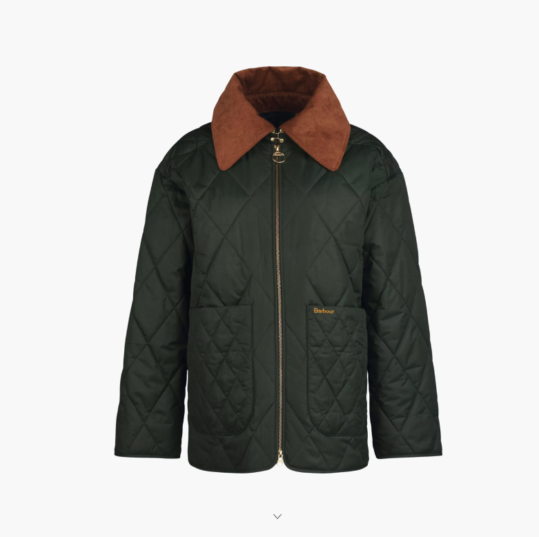 Pre-owned Barbour Woodhall Quilted Jacket In Sage Ancient Msrp$395 Chic & Comfortable