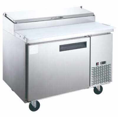 NEW 1 Door 44'' Refrigerated Pizza Prep Table Stainless Cooler Dukers DPP44 #2194