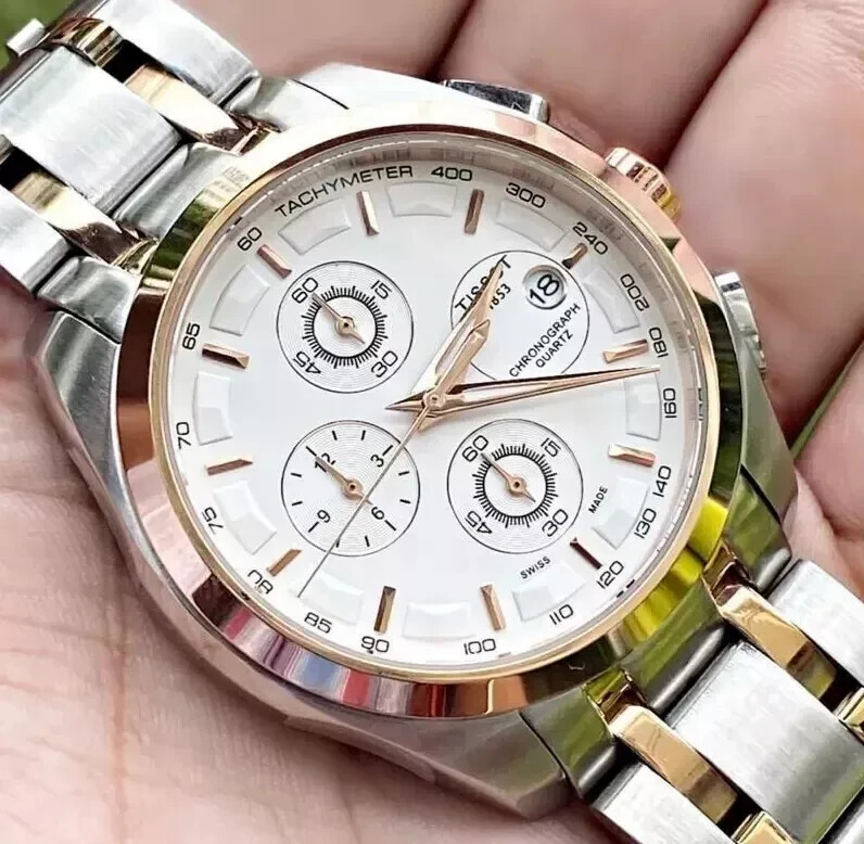 Pre Owned Tissot 1853 Men Quartz Working Chronograph Date
