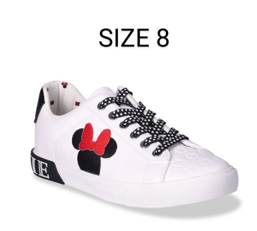 DISNEY Minnie Mouse Low Top Court Sneakers ~ Women's Size 8