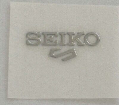 SEIKO Dial Metal Self Adhesive Logo Badge Silver Gold Seiko, Seiko 5, S, Prospex