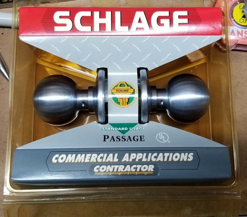 Schlage Light Commercial Series Orbit Door Knob Hall/closet Passage
