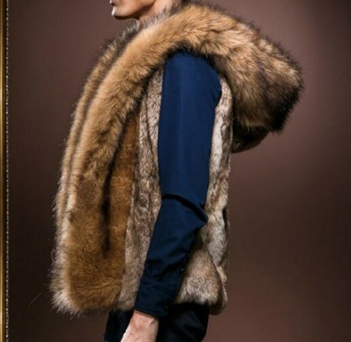 ESMOK A line fur vest beige 新品タグ付き A line fur vest beige | ESMOK