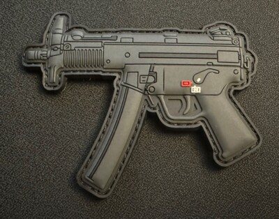 HECKLER & KOCH HK MP5 MP5K SD PATCH PVC HOOK/LOOP BACKING