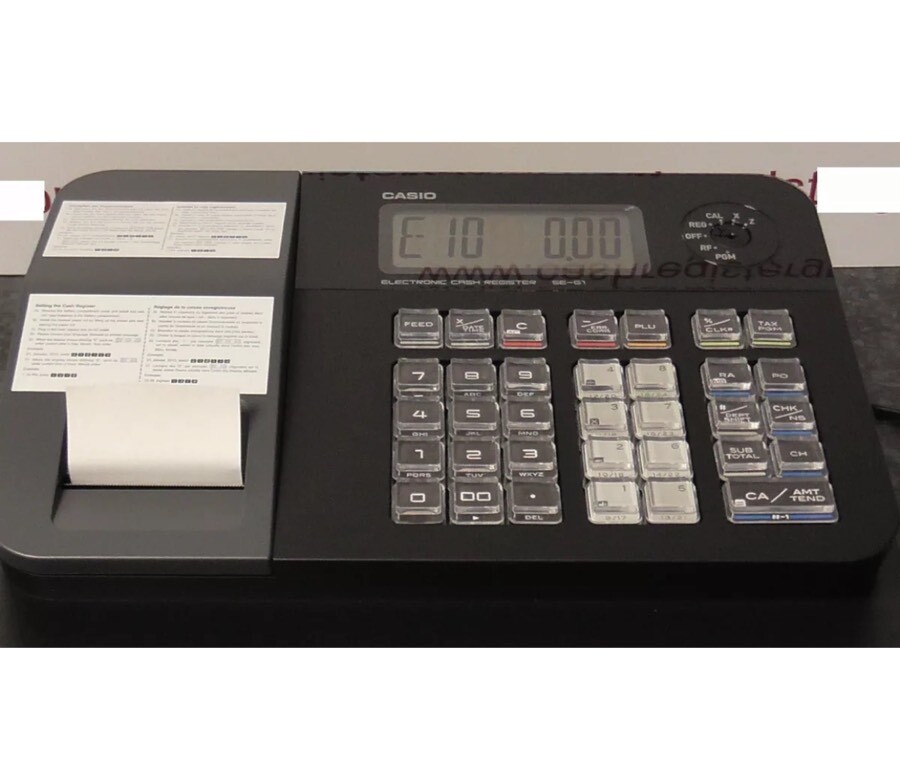 Casio SEG1 SDB Cash Register Shop