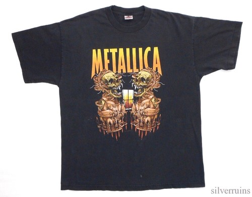 llica Summer Tour '2000 Tシャツ XL Vintage Metallica Summer Sanitarium 2000 Pushead Tour T