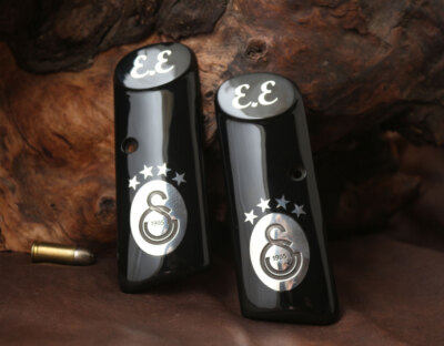 KSD Brand Browning FN 1922 Compatible Black Acrylic Grips