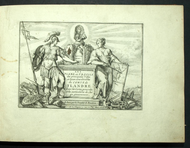 Les Plans Et Profils Des Principales Villes SÃ©Bastient Pontault De Beaulieu 1670