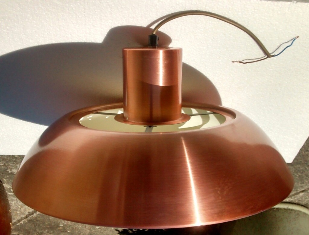 Vintage Copper lampshade with diffuser 60cm diameter, lovely cond