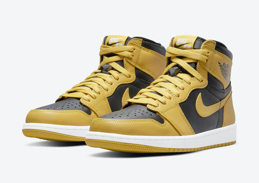 Nike Air Jordan 1 Retro High OG Pollen Black Men's 555088 Nike Air Jordan 1 Retro High OG Pollen Black Men's 555088