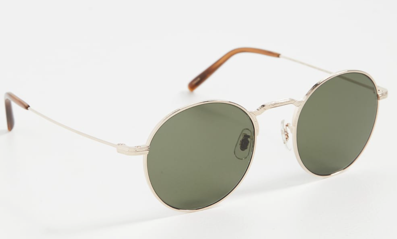Pre-owned Oliver Peoples Weslie Polarized Sun 49-20-145 Mm In Dk Azure Ov1282st Msrp$691 In G-15