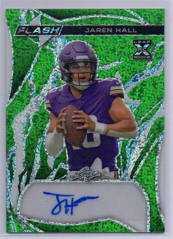 2023 Leaf Flash Rookies #FA-JH1, JAREN HALL RC Auto /5, BYU 2023 Leaf Flash Rookies #FA-JH1, JAREN HALL RC Auto /5, BYU