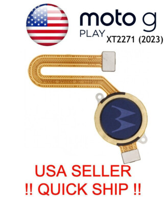 Fingerprint Sensor Flex Cell Phone Part for Motorola Moto G Play 2023 XT2271 OEM