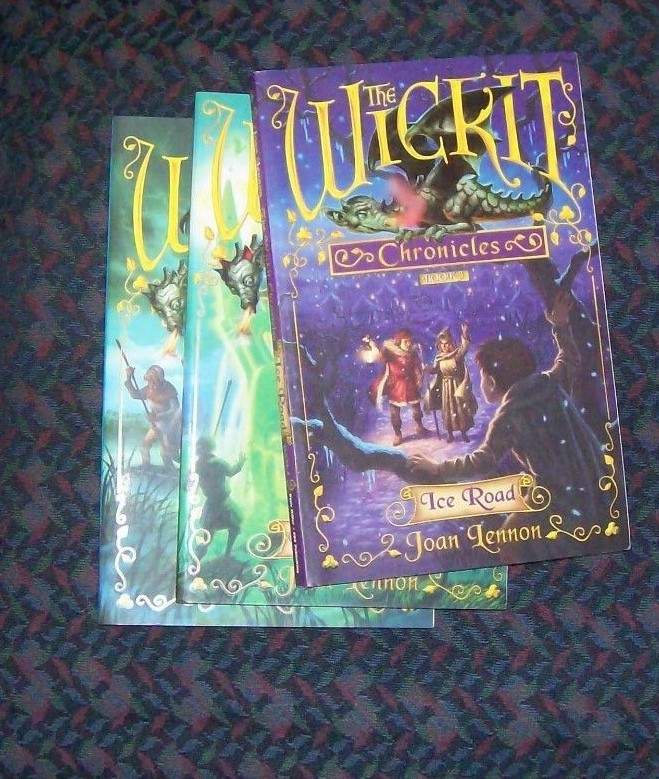 Lot of 3 The Wickit Chronicles by Joan Lennon 1,3,4 Ice Road Ely Post Witch Bell
