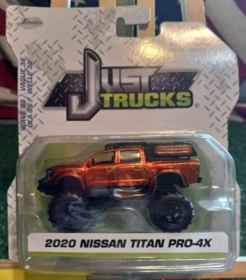 NEW! JADA 1:64 DIECAST JUST TRUCKS ORANGE/RUST 2020 NISSAN TITAN PRO-4X WAVE 36