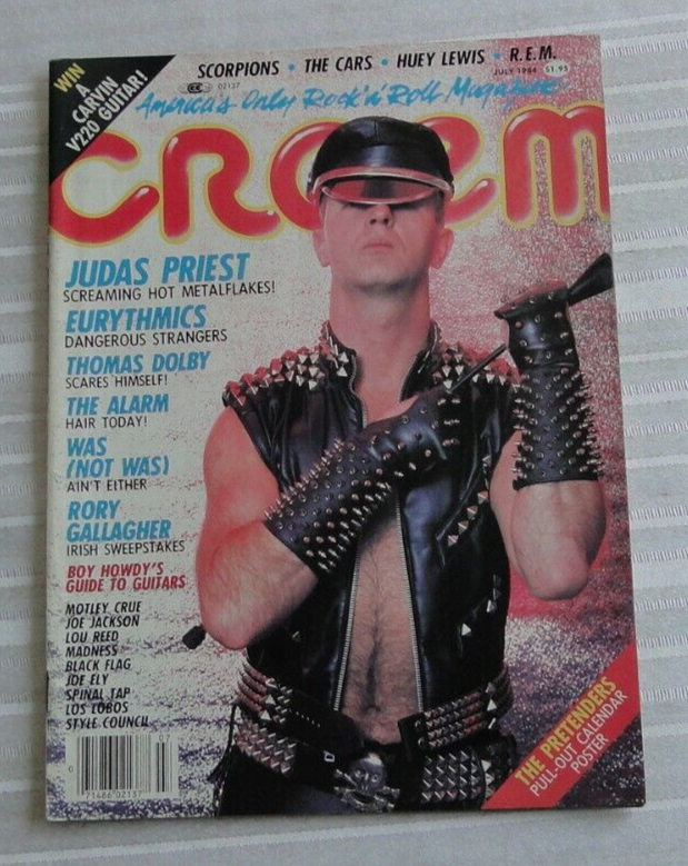 Vintage Magazine Creem 1984 Judas Priest Eurythmics Thomas