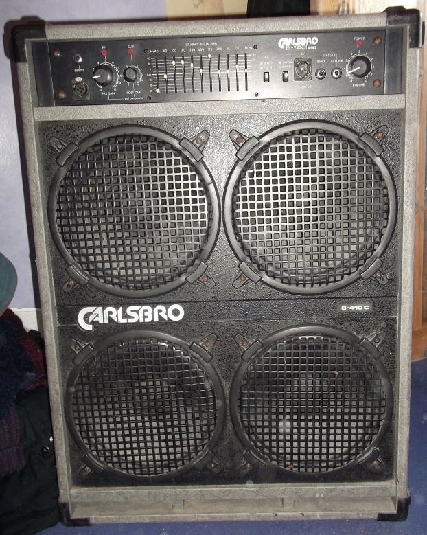 150 Watt Bass Combo Amp by Carlsbro (model B410C 4x10") in Dundee