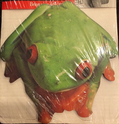 31D Illusion Frog Mousepad Cutout Shape Fun