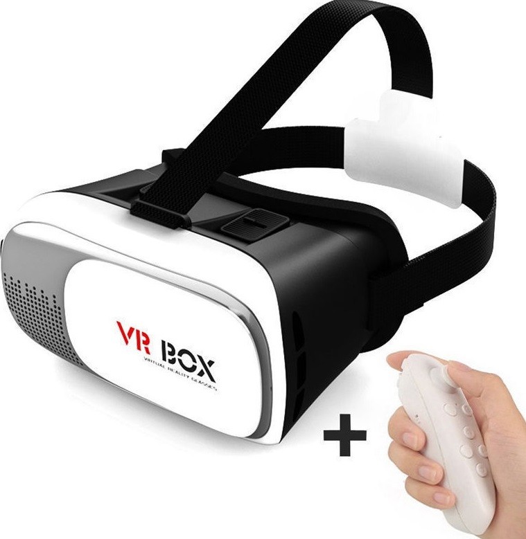 Bluetooth 3D 2.0 Virtual Reality Glasses Headset VR Box Goggles With Remote CA!!